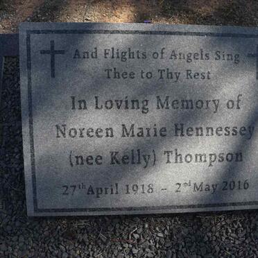 THOMPSON Noreen Marie Hennessey nee KELLY 1918-2016