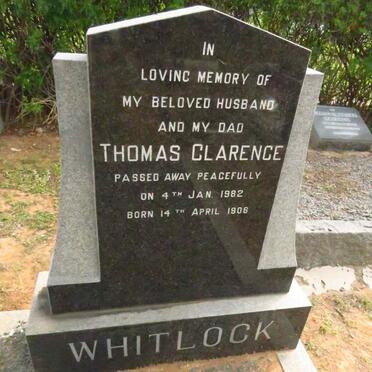 WHITLOCK Thomas Clarence 1908-1982