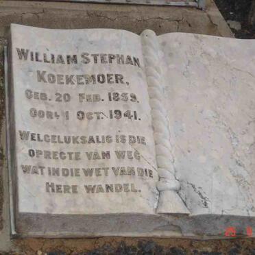 KOEKEMOER William Stephan 1859-1941