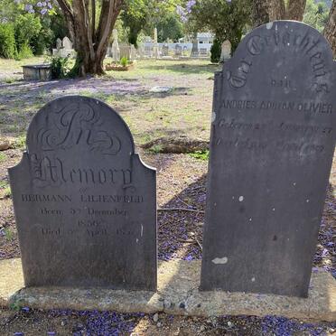 LILIENFELD Hermann 1856-1857 :: OLIVIER Andries Adrian 1857-1857