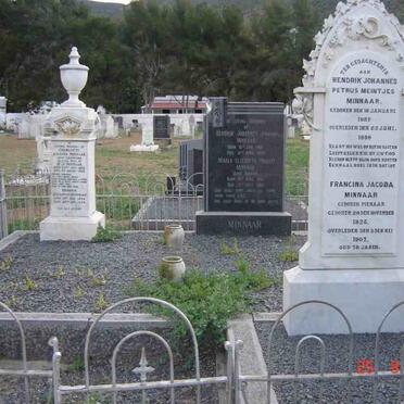 MINNAAR Family Gravestones 