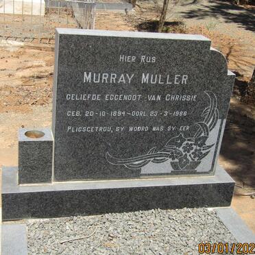 MULLER Murray 1894-1986