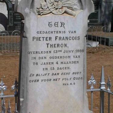 THERON Pieter Francois  -1888
