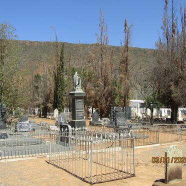 Eastern Cape, GRAAFF-REINET, Stockenstroom Street, cemetery