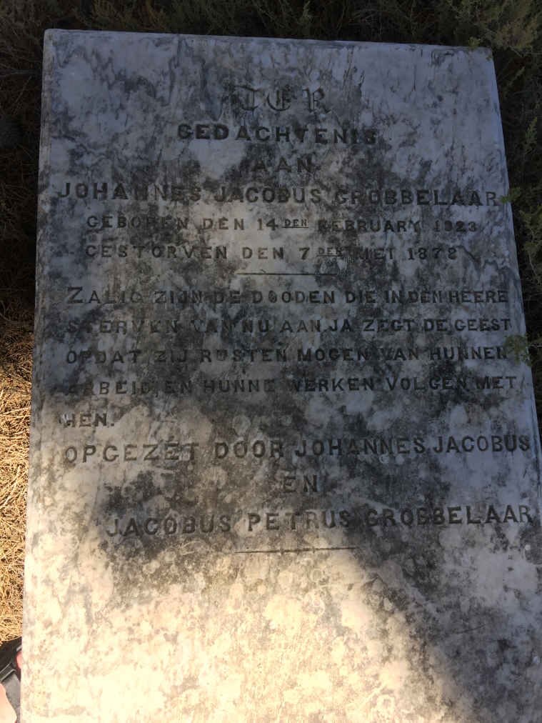 GROBBELAAR Johannes Jacobus 1823-1872