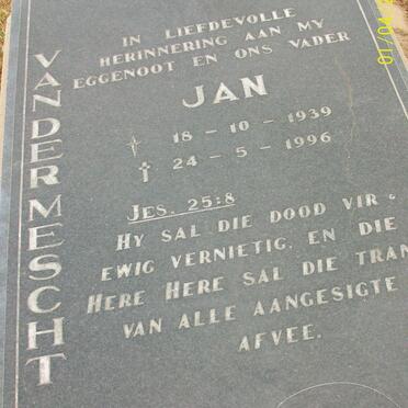MESCHT Jan, van der 1939-1996
