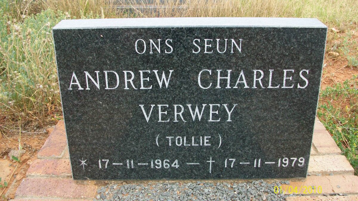 VERWEY Andrew Charles 1964-1979
