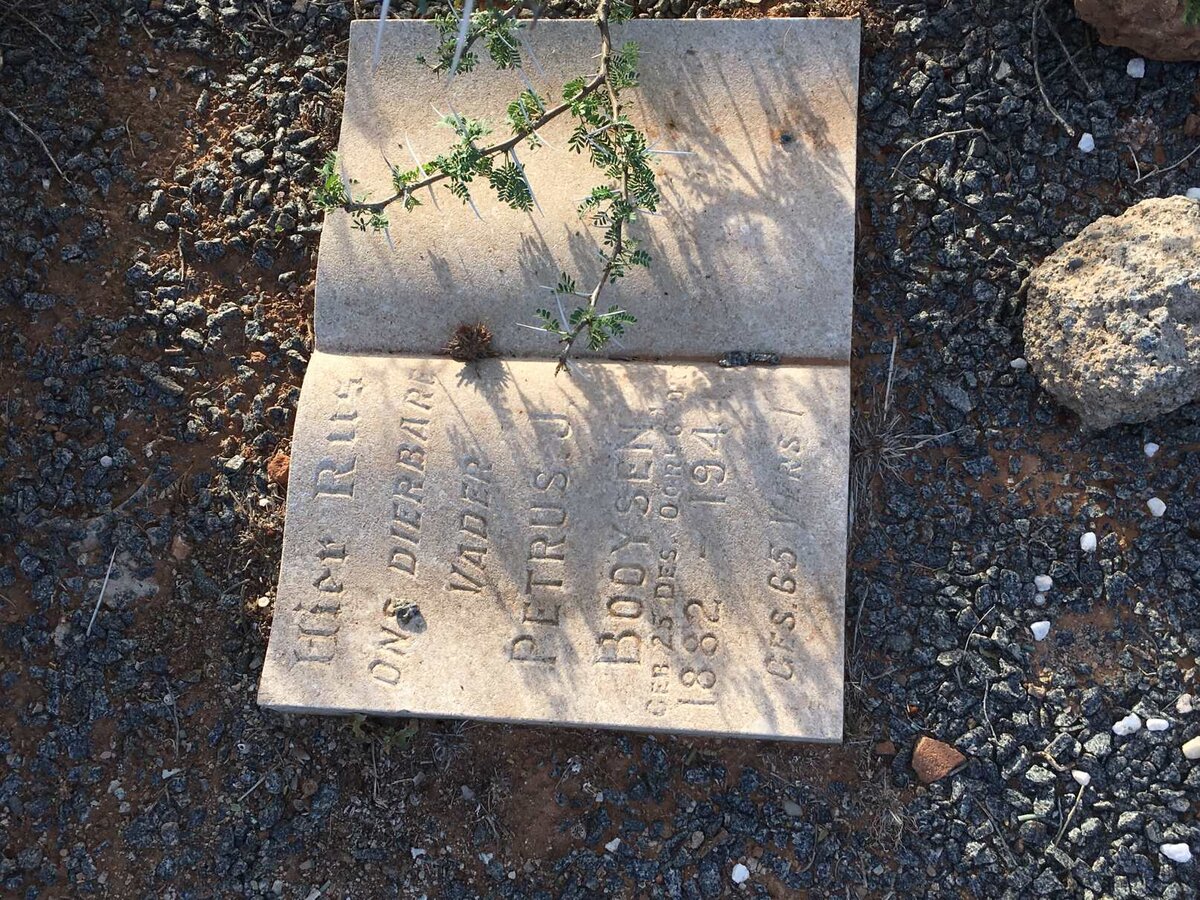 BOOYSEN Petrus J. 1882-1944