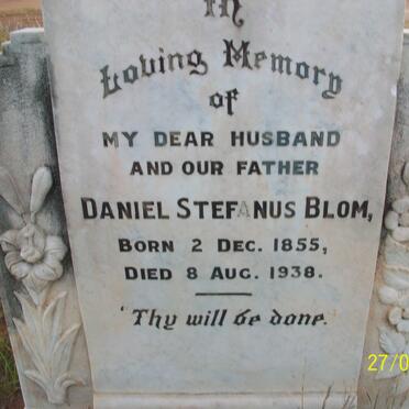 BLOM Daniel Stefanus 1855-1938