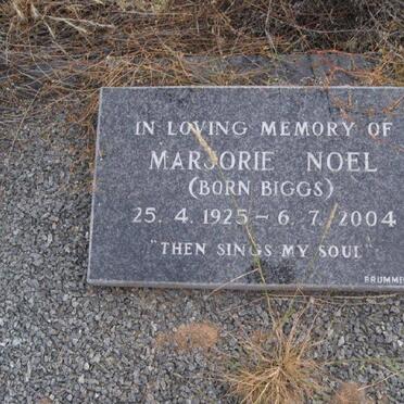 NOEL Marjorie nee BIGGS 1925-2004