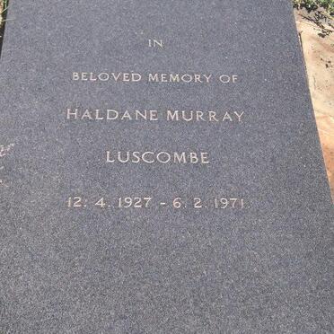LUSCOMBE Haldane Murray 1927-1971