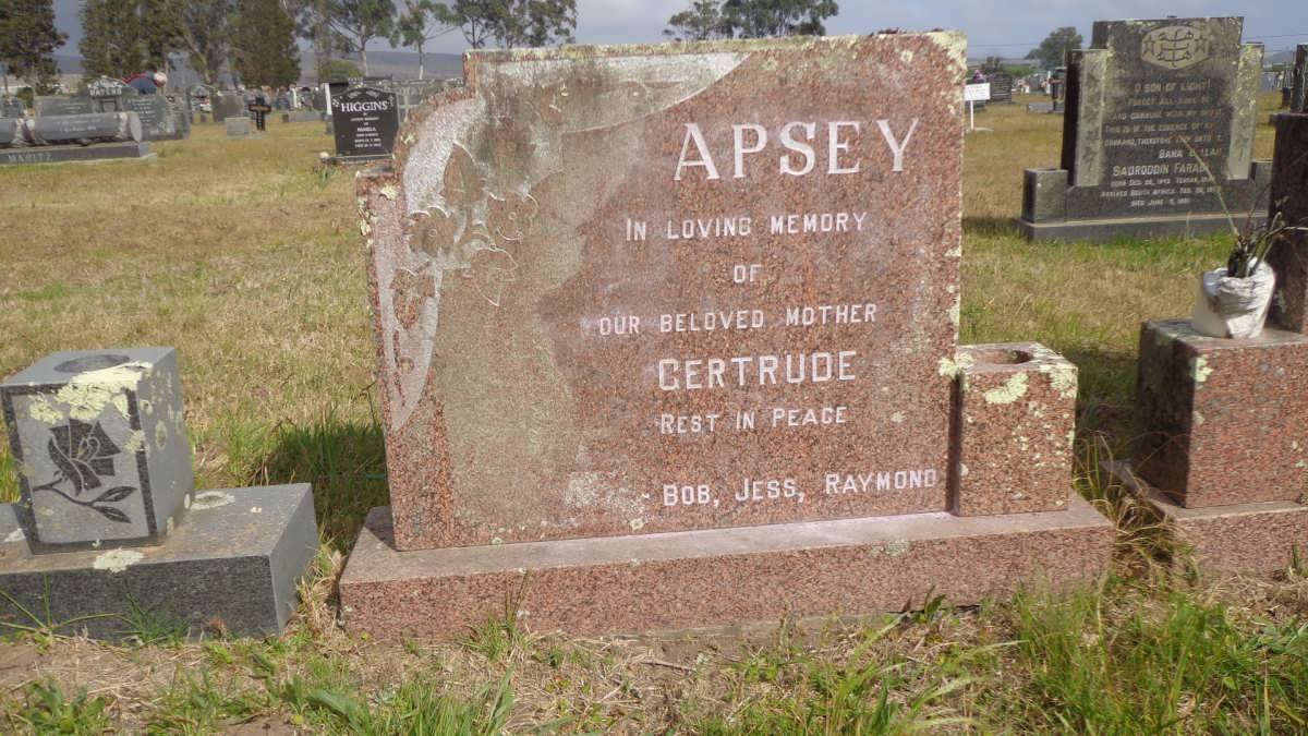 APSEY Gertrude