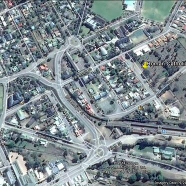 1. Google Earth Image Roman Catholic Cemetery, Grahamstown
