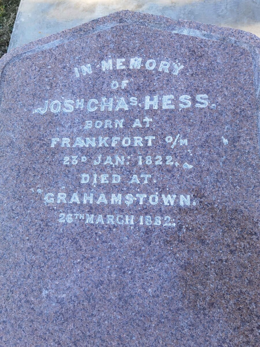HESS Josh Chas 1822-1882