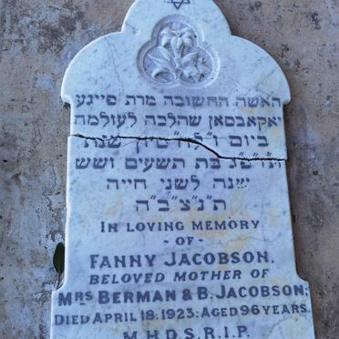 JACOBSON Fanny -1923