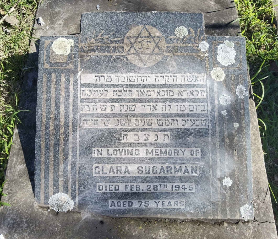 SUGARMAN Clara -1945