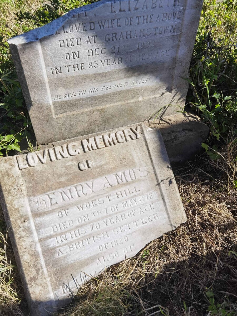 AMOS Henry -1872 &amp; Mary Elizabeth -1893