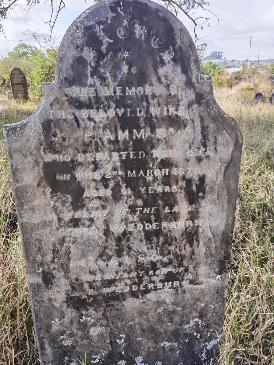 AMM Mary formerly WEDDERBURN nee CROFT -1873 :: WEDDERBURN Infant