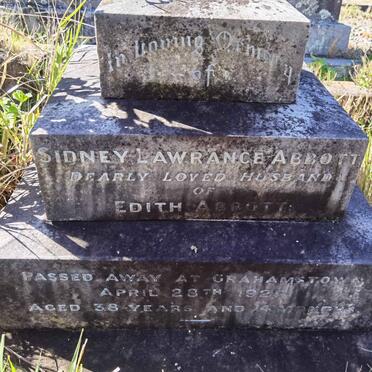 ABBOTT Sidney Lawrance -1928