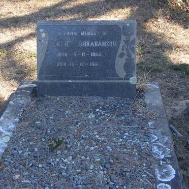 ABRAHAMSON Bertie 1884-1961