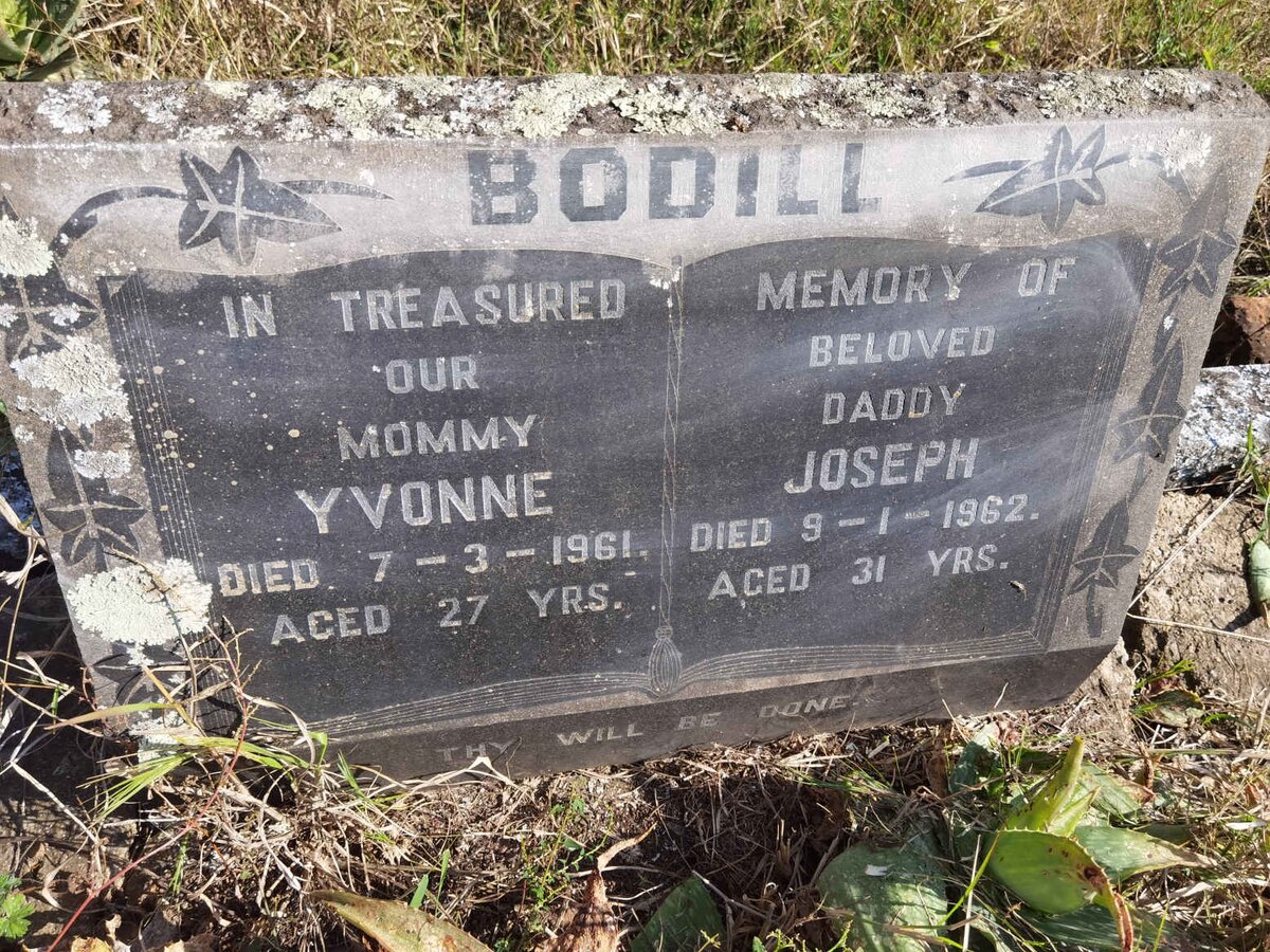 BODILL Joseph -1962 &amp; Yvonne -1961