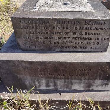 BENNIE Georgina Phillips nee JOHNSTON -1908