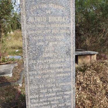 BUCKLEY Alfred -1900 &amp; Mary -1872