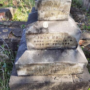 BOTTEN John 1828-1900 & Mary -1900