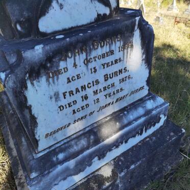 BURNS John -1866 :: BURNS Francis -1876 _2
