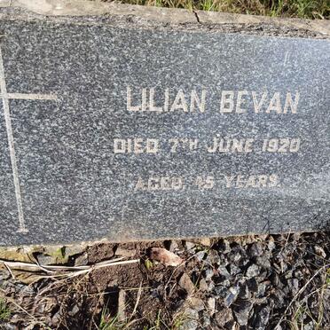 BEVAN Lilian -1920