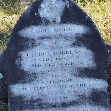 BURGESS George -1889 & Catherine -1894