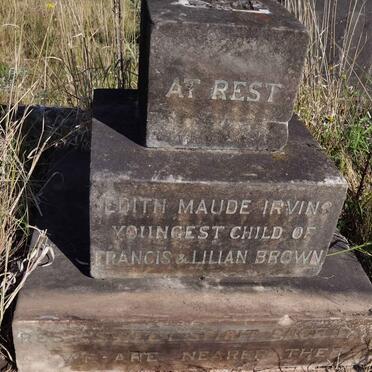 BROWN Edith Maude Irving