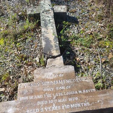 BAYES Sydney William Frederick -1879