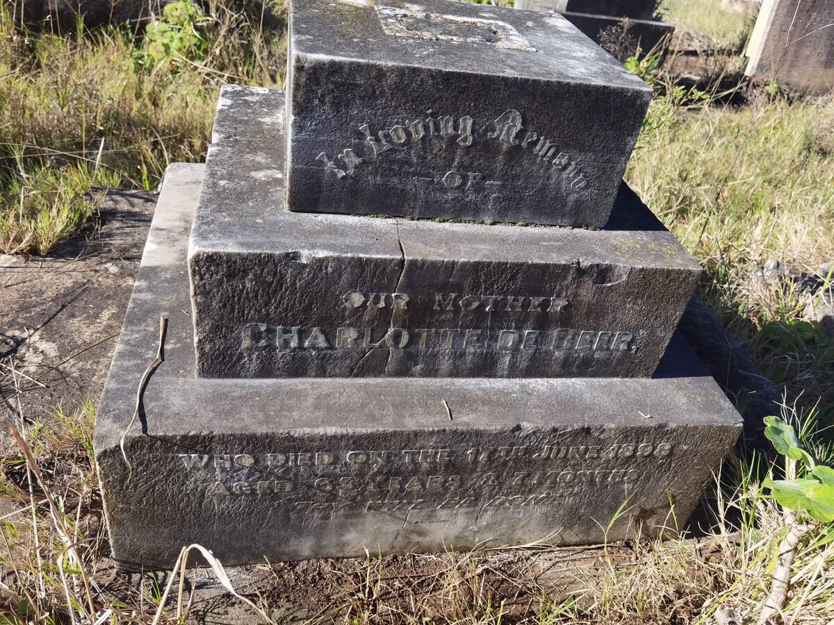 BEER Charlotte, de -1898