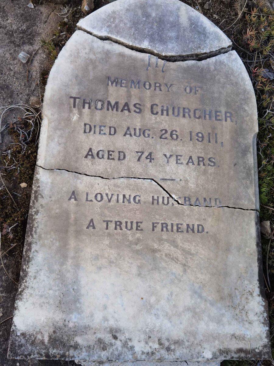 CHURCHER Thomas -1911