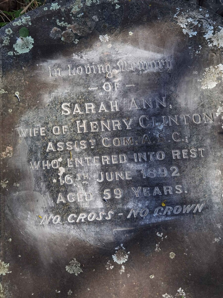 CLINTON Sarah Ann -1892