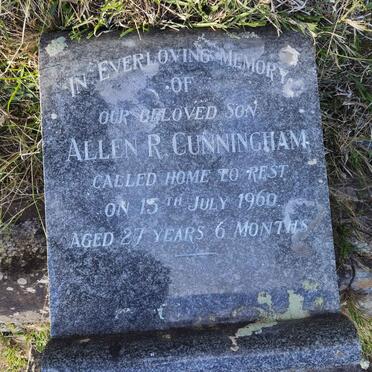 CUNNINGHAM Allen R. -1960