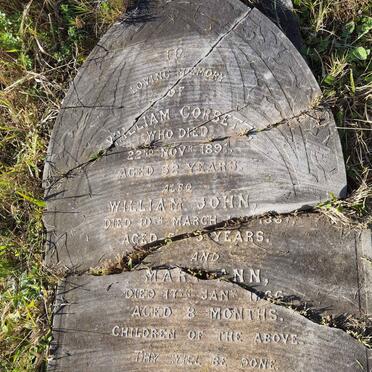 CORBETT William -1891 :: CORBETT William John -1867 :: CORBETT Mary Ann -1866