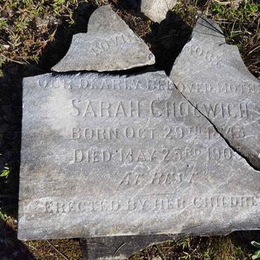 CHOLWICH Sarah 1843-1903