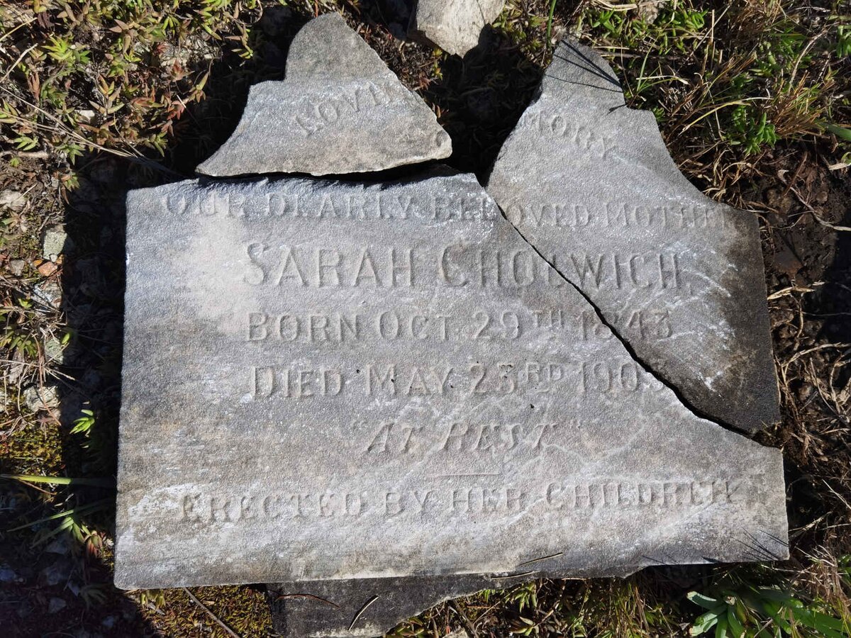 CHOLWICH Sarah 1843-1903