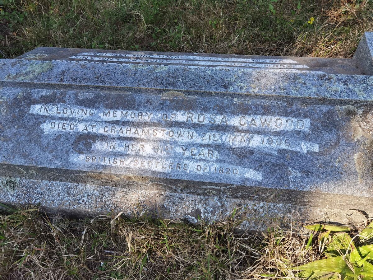 CAWOOD Samuel 1808-1887 & Rosa -1906 _2