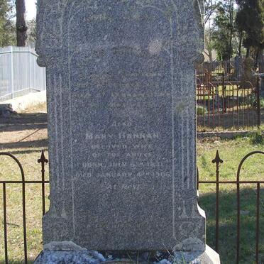 CAIRNCROSS James 1823-1878 &amp; Mary Hannah 1831-1906