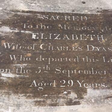 DYASON Elizabeth -1847