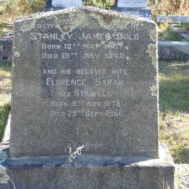 DOLD Stanley James 1867-1942 &amp; Florence Sarah STILLWELL 1875-1961