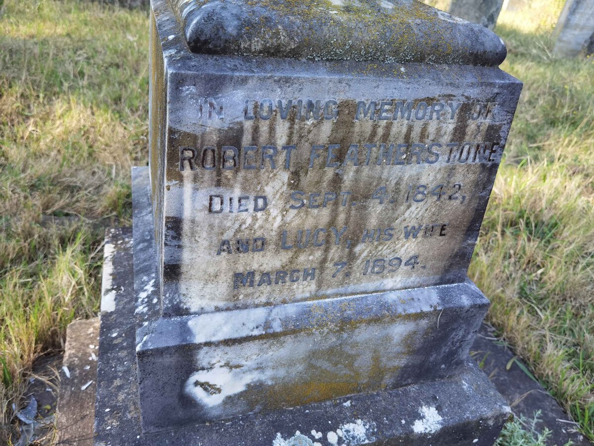 FEATHERSTONE Robert -1842 &amp; Lucy -1894