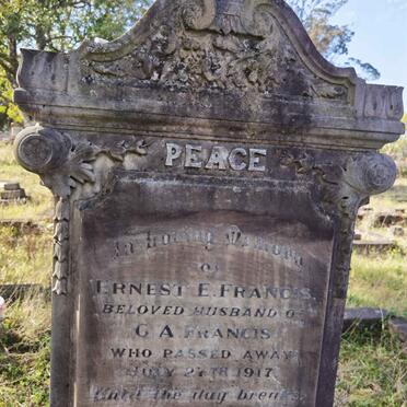 FRANCIS Ernest E. -1917