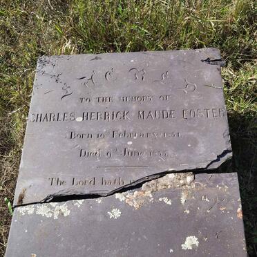 FOSTER Charles Herrick Maude 1851-1855