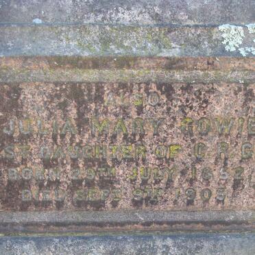 GOWIE Julia Mary 1852-1905