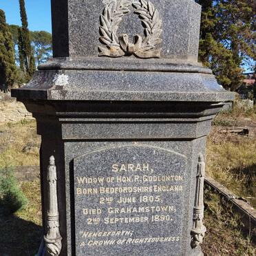 GODLONTON Sarah 1805-1890