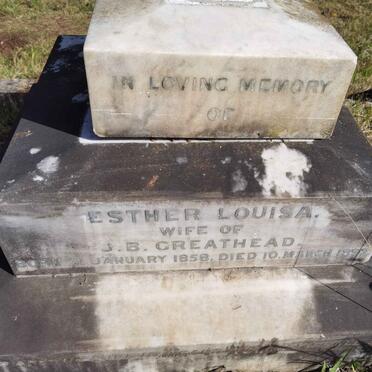 GREATHEAD Esther Louisa 1858-1892